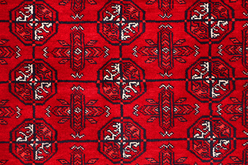 Dark Red Bokhara 2' 6 x 6' 3 - No. 63300 - ALRUG Rug Store