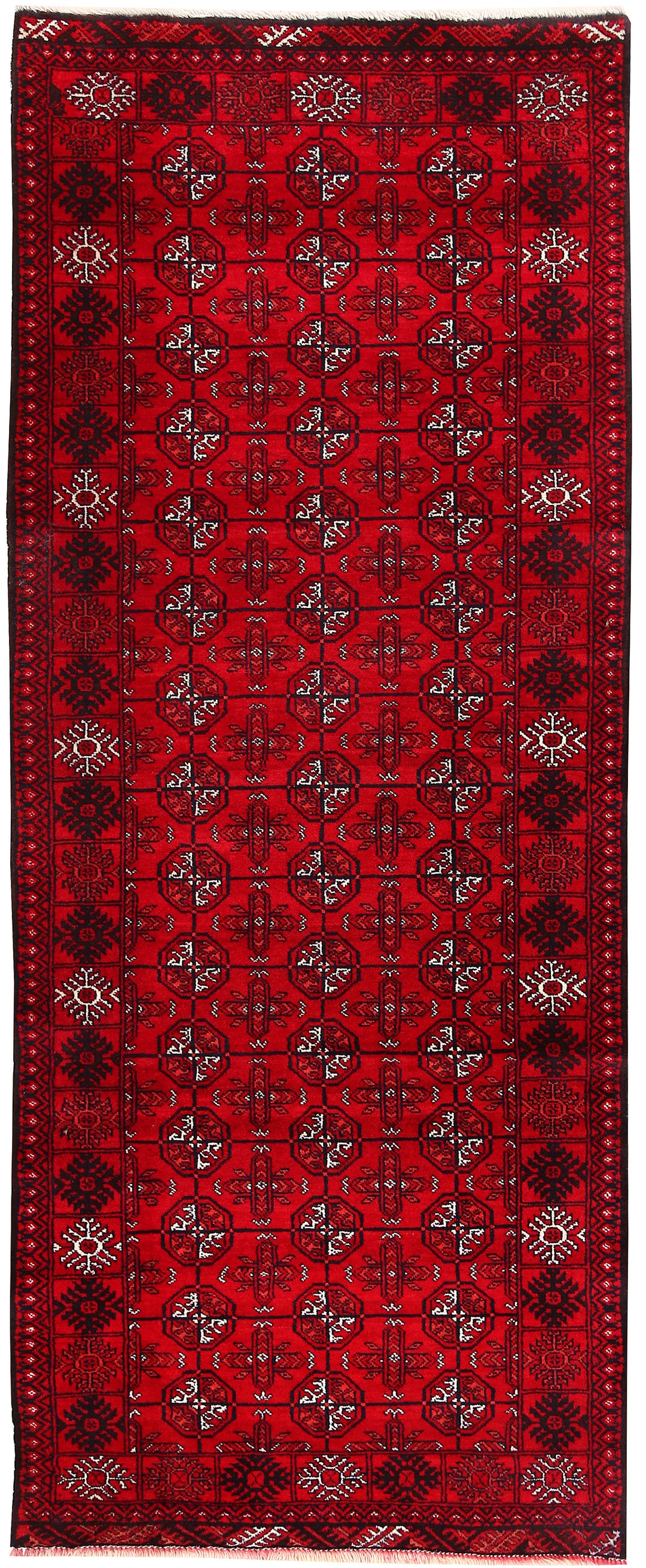 Dark Red Bokhara 2' 6 x 6' 3 - No. 63300 - ALRUG Rug Store