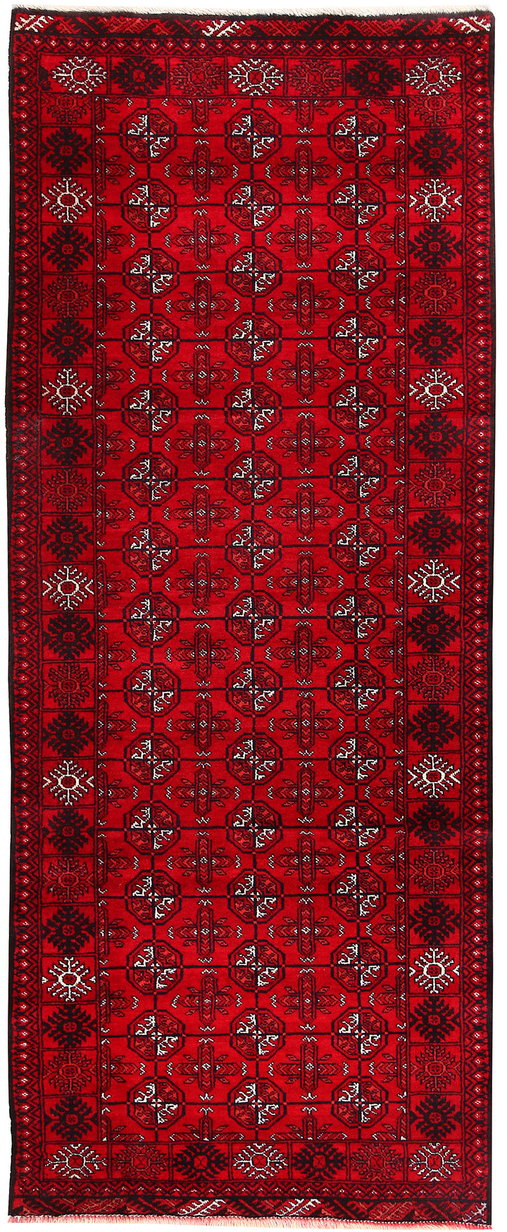 Dark Red Bokhara 2' 6 x 6' 3 - No. 63300 - ALRUG Rug Store