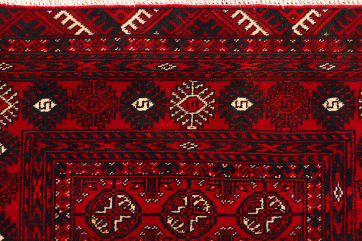 Dark Red Bokhara 2' 8 x 7' 7 - No. 63301 - ALRUG Rug Store