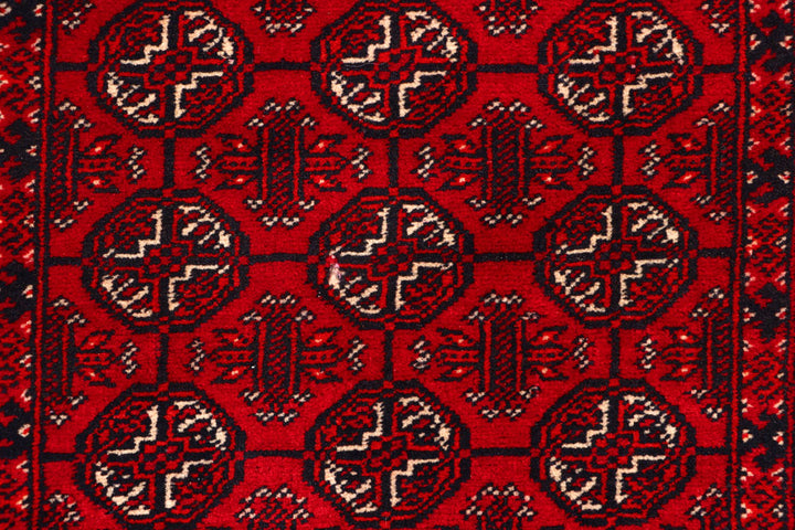 Dark Red Bokhara 2' 8 x 7' 7 - No. 63301 - ALRUG Rug Store