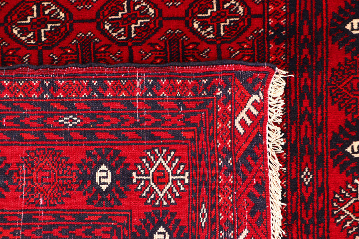 Dark Red Bokhara 2' 8 x 7' 7 - No. 63301 - ALRUG Rug Store