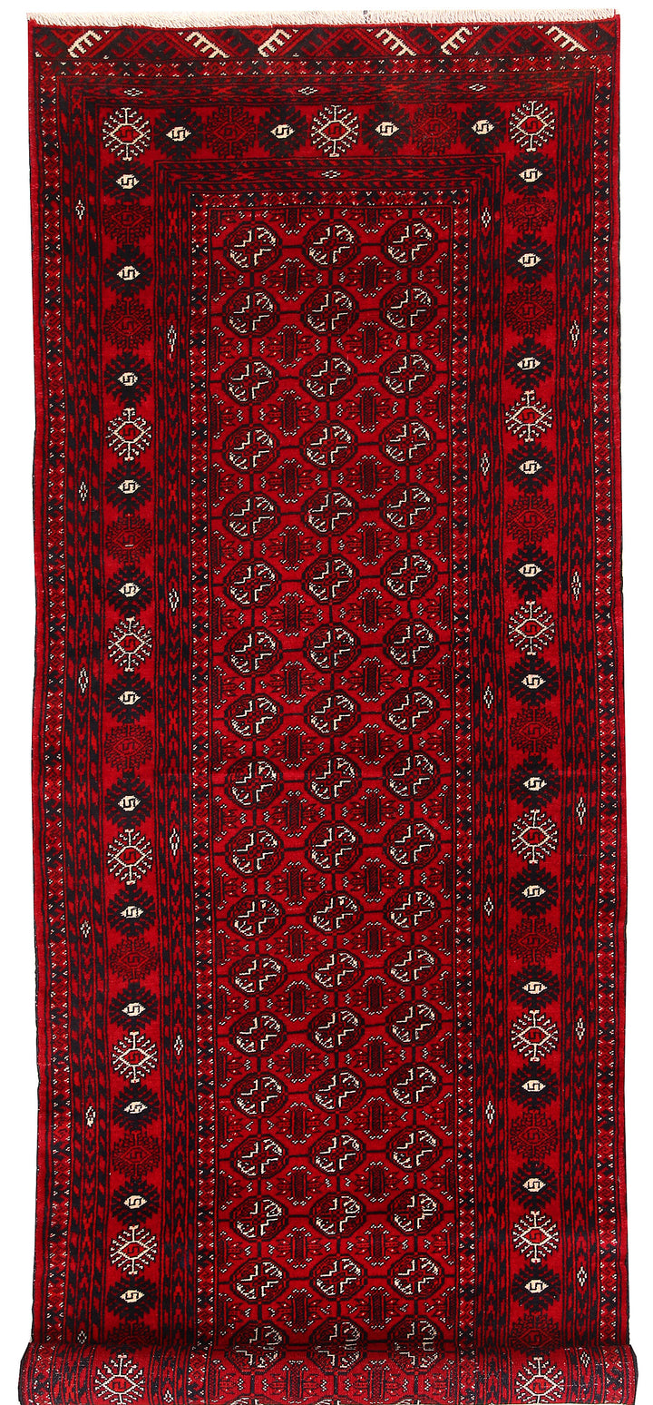 Dark Red Bokhara 2' 8 x 7' 7 - No. 63301 - ALRUG Rug Store