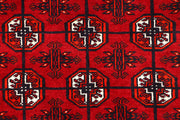 Dark Red Bokhara 2' 7 x 10' 11 - No. 63302 - ALRUG Rug Store