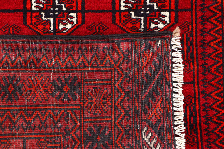Dark Red Bokhara 2' 7 x 10' 11 - No. 63302 - ALRUG Rug Store