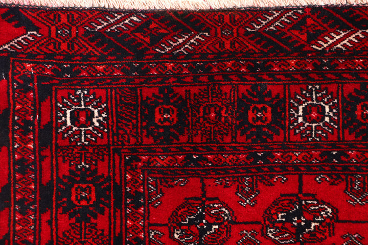 Dark Red Bokhara 2' 9 x 5' 10 - No. 63306 - ALRUG Rug Store