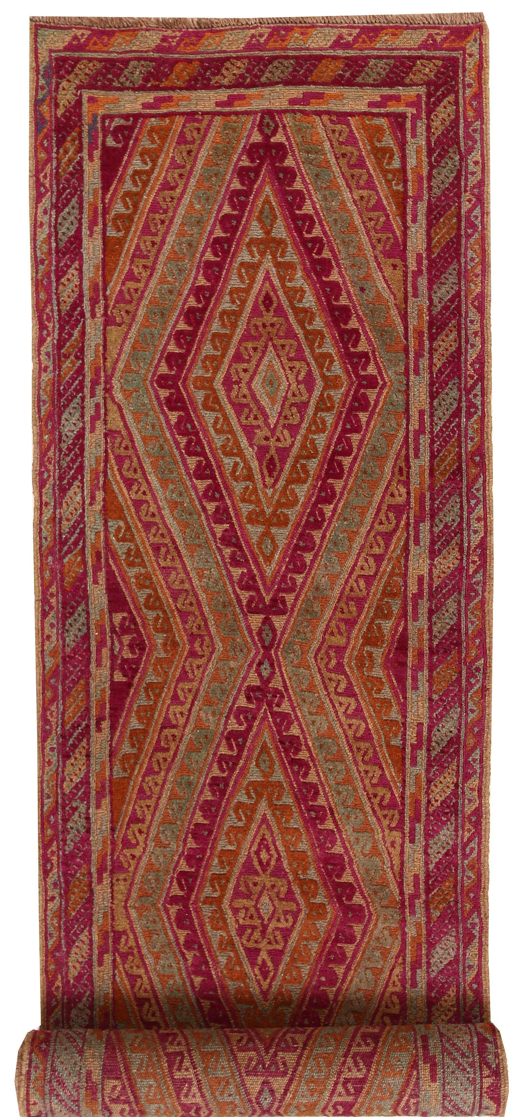 Multi Colored Mashwani 2' 8 x 12' 9 - No. 63310 - ALRUG Rug Store