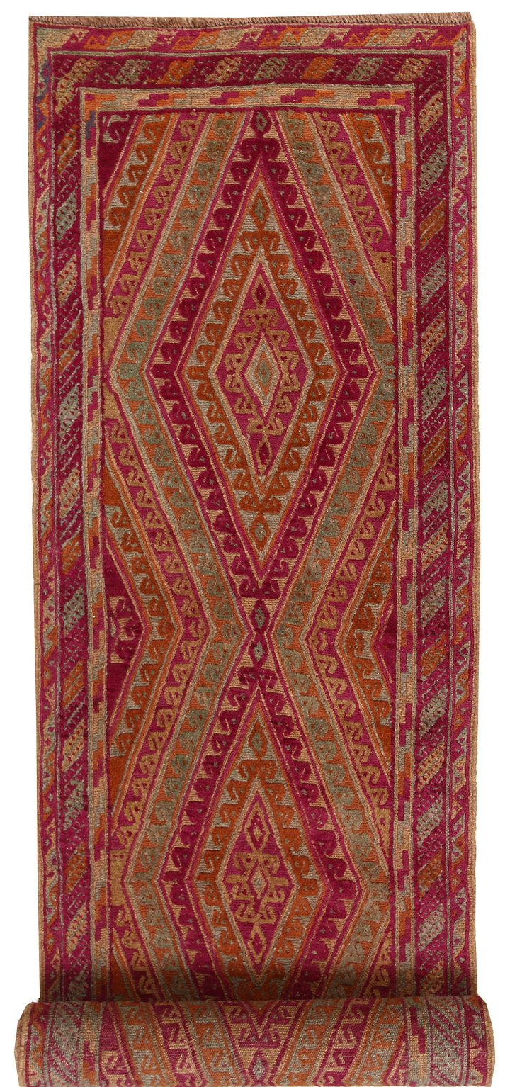 Multi Colored Mashwani 2' 8 x 12' 9 - No. 63310 - ALRUG Rug Store