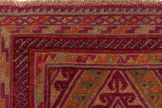 Multi Colored Mashwani 2' 7 x 12' 8 - No. 63311 - ALRUG Rug Store