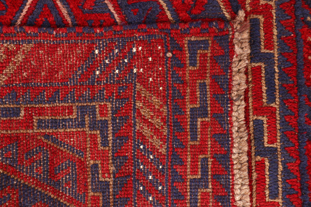 Dark Blue Mashwani 2' 7 x 12' 10 - No. 63312 - ALRUG Rug Store