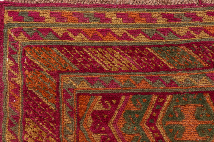 Multi Colored Mashwani 2' 11 x 11' 9 - No. 63314 - ALRUG Rug Store