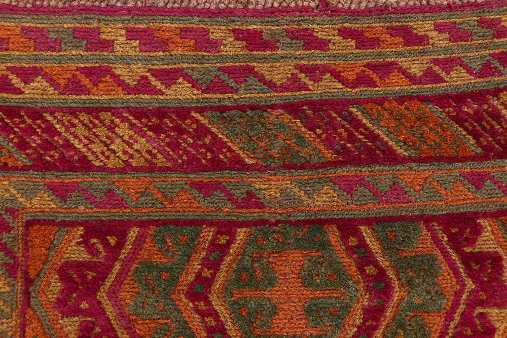 Multi Colored Mashwani 2' 11 x 11' 9 - No. 63314 - ALRUG Rug Store