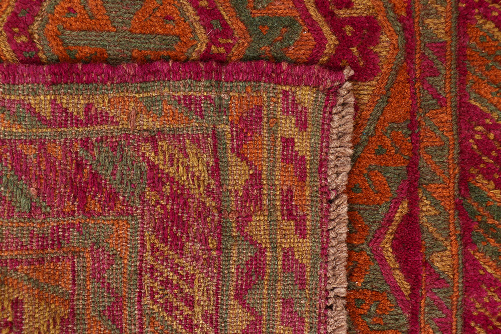 Multi Colored Mashwani 2' 11 x 11' 9 - No. 63314 - ALRUG Rug Store