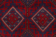 Dark Blue Mashwani 2' 3 x 11' 6 - No. 63315 - ALRUG Rug Store
