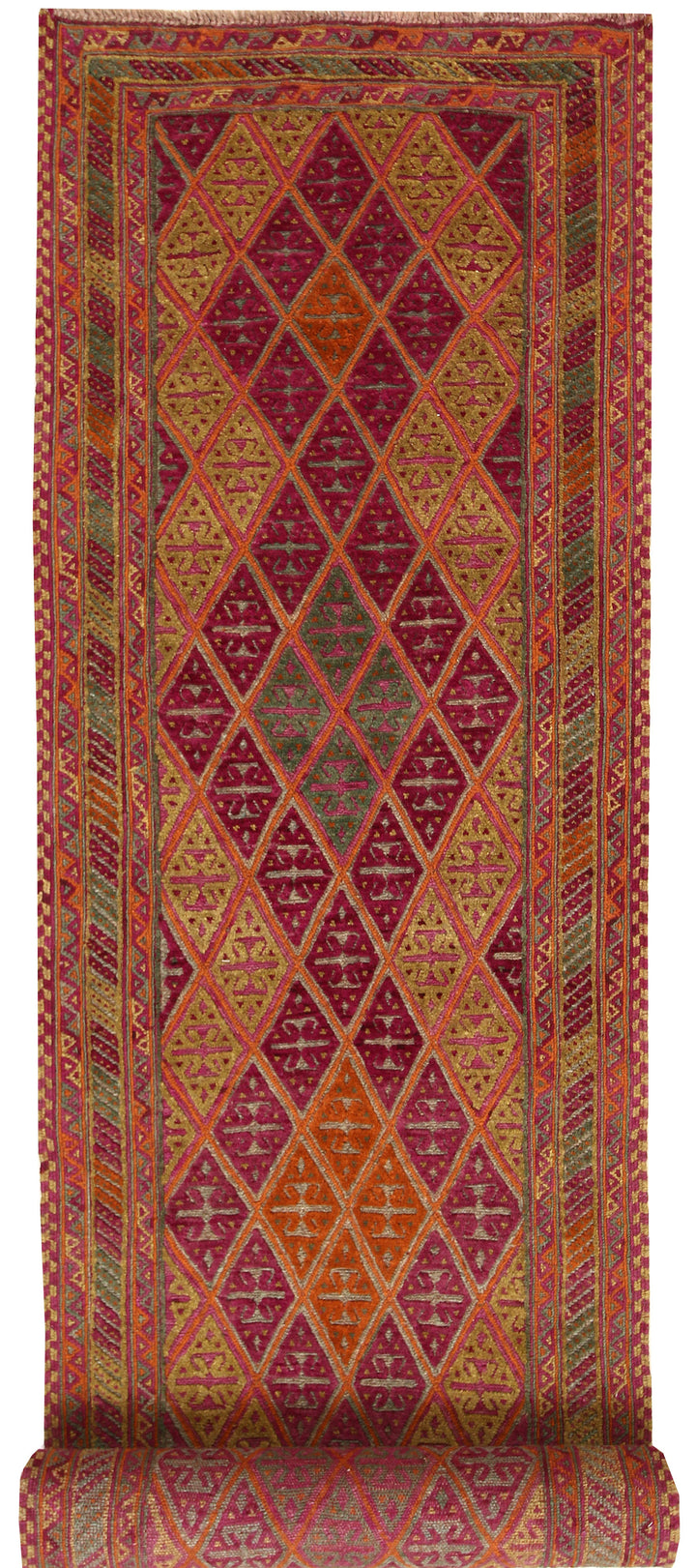 Multi Colored Mashwani 2' 9 x 12' 9 - No. 63322 - ALRUG Rug Store