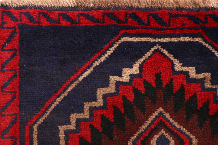 Dark Blue Baluchi 2' 10 x 12' 8 - No. 63326 - ALRUG Rug Store