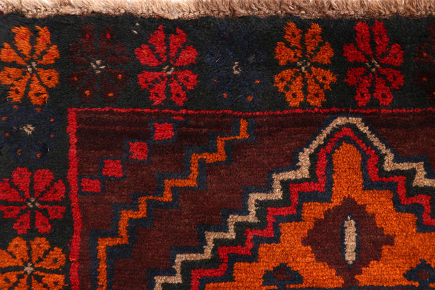 Saddle Brown Baluchi 2' 10 x 12' 8 - No. 63327 - ALRUG Rug Store