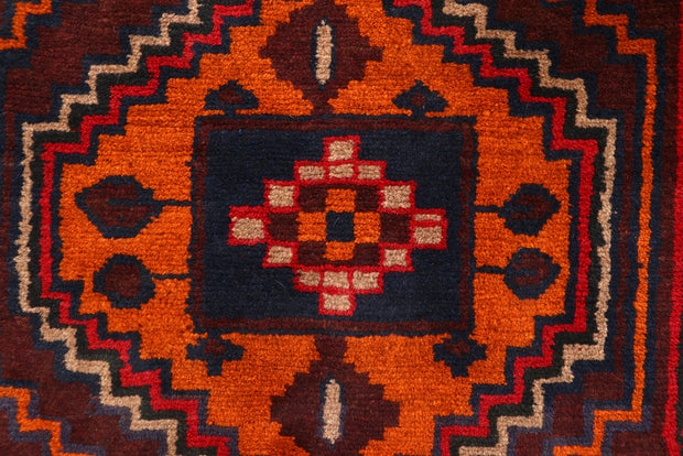 Saddle Brown Baluchi 2' 10 x 12' 8 - No. 63327 - ALRUG Rug Store