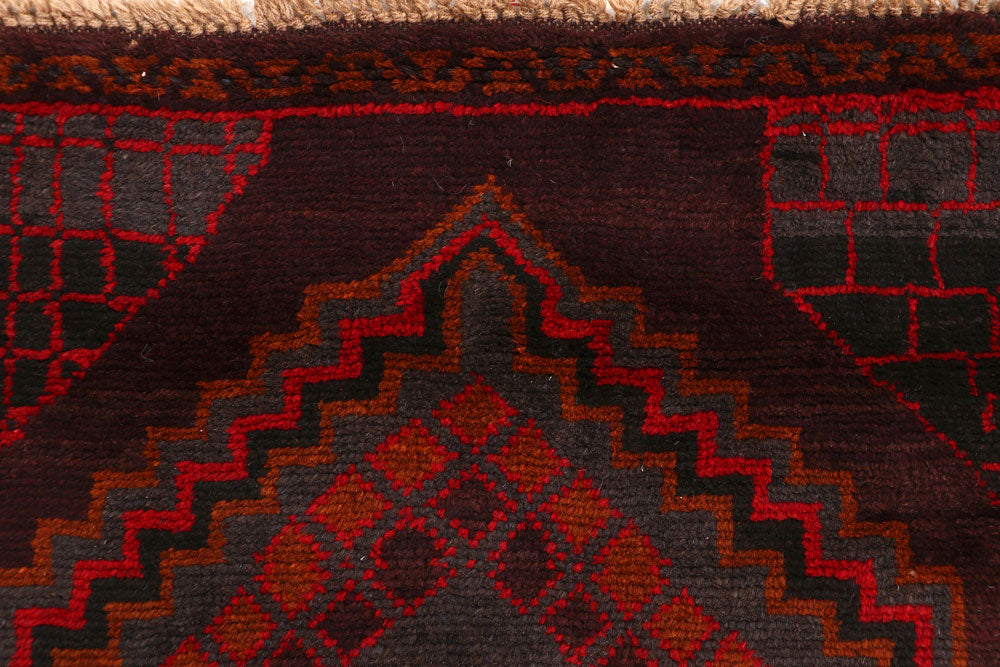 Maroon Baluchi 2' 9 x 12' 9 - No. 63330 - ALRUG Rug Store