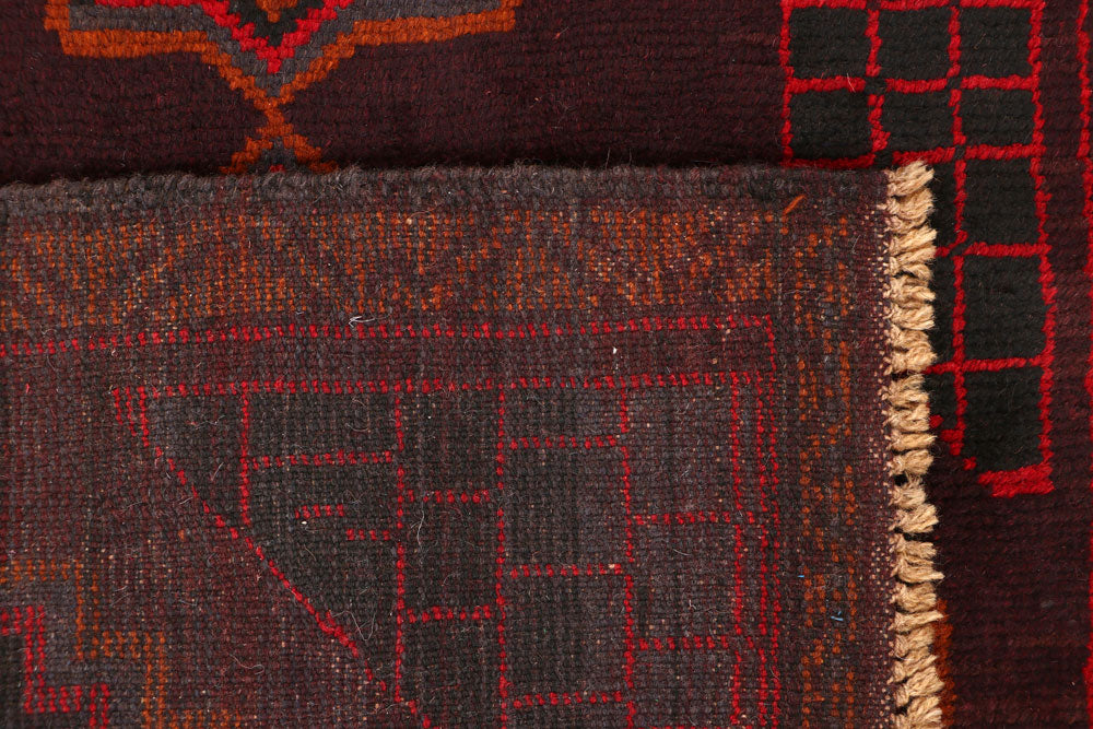 Maroon Baluchi 2' 9 x 12' 9 - No. 63330 - ALRUG Rug Store