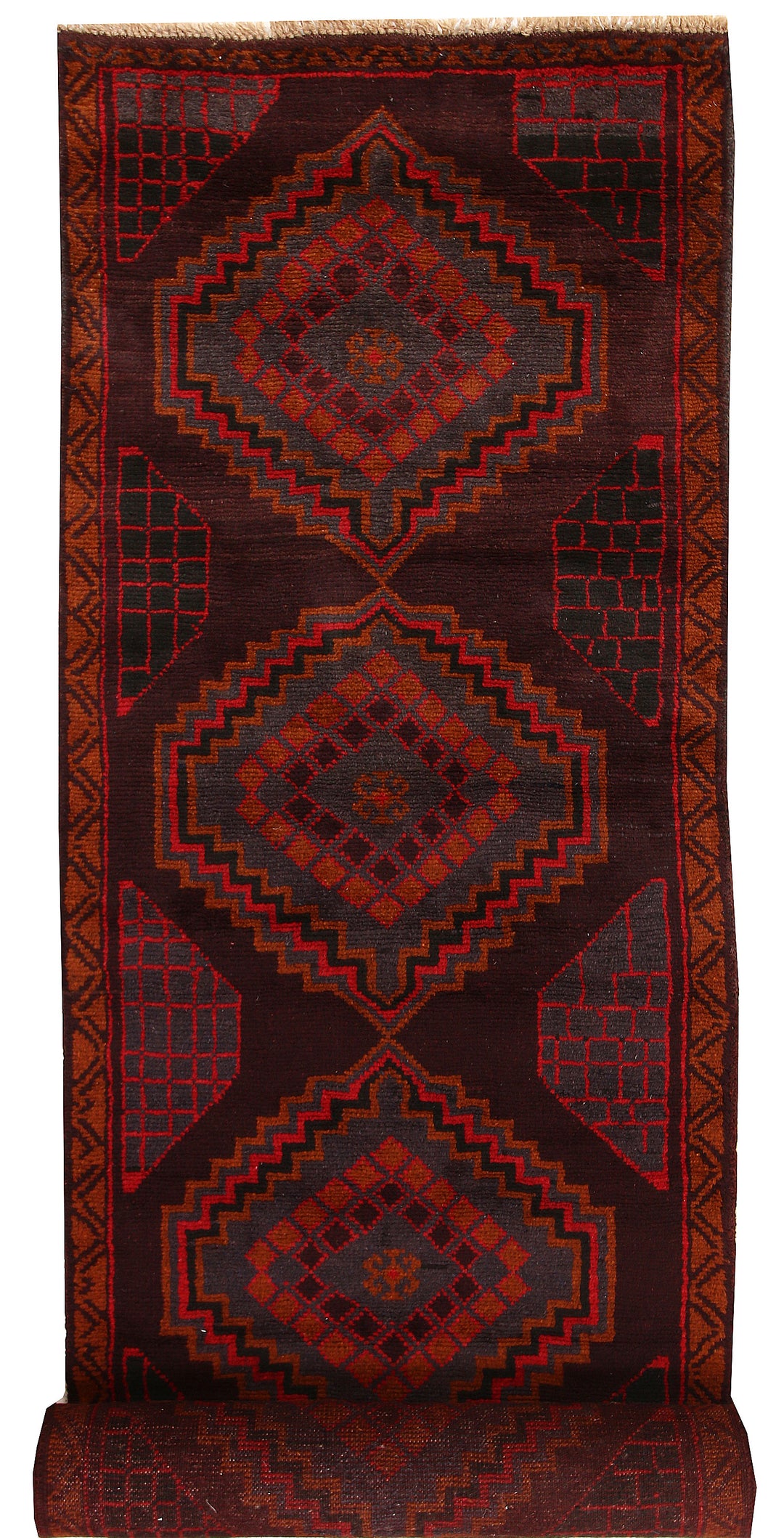 Maroon Baluchi 2' 9 x 12' 9 - No. 63330 - ALRUG Rug Store