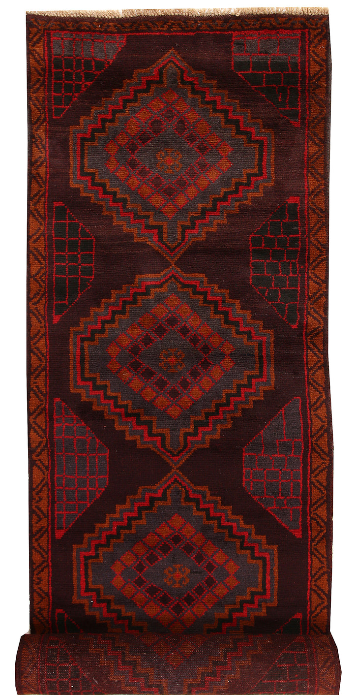 Maroon Baluchi 2' 9 x 12' 9 - No. 63330 - ALRUG Rug Store