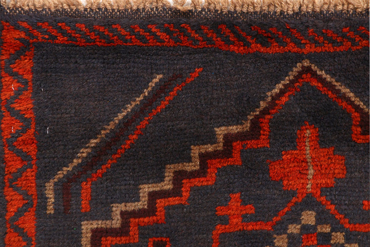 Dark Blue Baluchi 2' 9 x 12' 2 - No. 63331 - ALRUG Rug Store