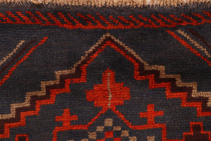 Dark Blue Baluchi 2' 9 x 12' 2 - No. 63331 - ALRUG Rug Store