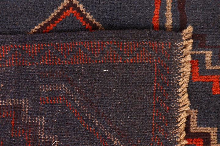 Dark Blue Baluchi 2' 9 x 12' 2 - No. 63331 - ALRUG Rug Store