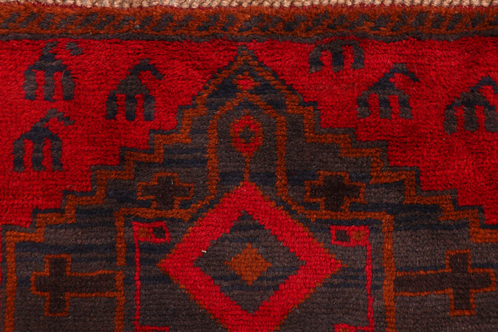 Firebrick Baluchi 2' 8 x 13' 2 - No. 63335 - ALRUG Rug Store