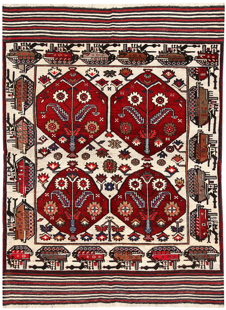 Cornsilk Barjasta 4' 3 x 5' 8 - No. 63345 - ALRUG Rug Store