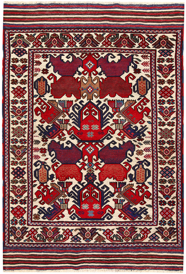 Bisque Barjasta 4' 6 x 6' 7 - No. 63357 - ALRUG Rug Store