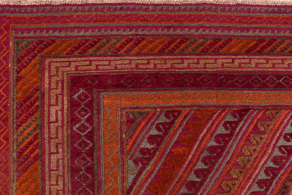 Multi Colored Mashwani 6' 8 x 9' 1 - No. 63382 - ALRUG Rug Store