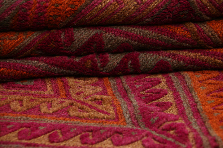 Multi Colored Mashwani 6' 8 x 9' 1 - No. 63382 - ALRUG Rug Store