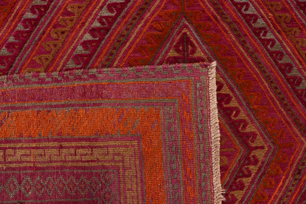 Multi Colored Mashwani 6' 8 x 9' 1 - No. 63382 - ALRUG Rug Store