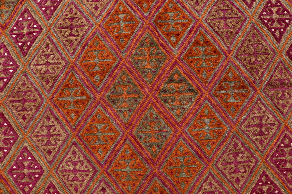 Multi Colored Mashwani 6' 7 x 9' 1 - No. 63383 - ALRUG Rug Store