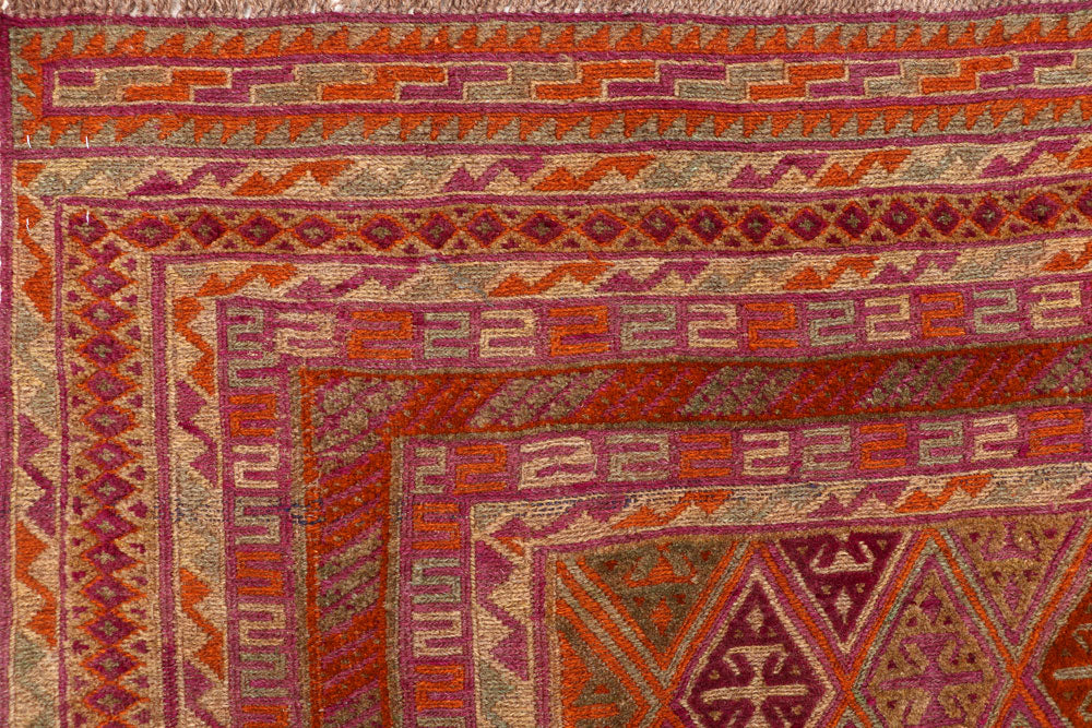 Multi Colored Mashwani 6' 3 x 8' 11 - No. 63385 - ALRUG Rug Store
