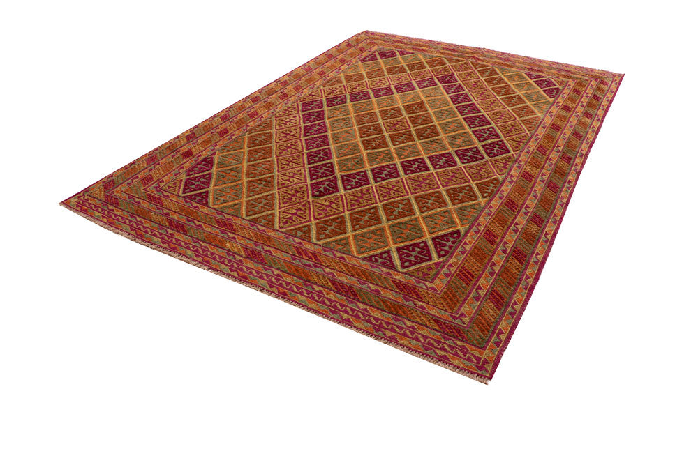 Multi Colored Mashwani 6' 5 x 8' 11 - No. 63386 - ALRUG Rug Store