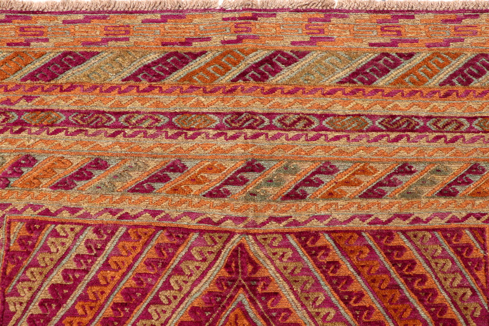 Multi Colored Mashwani 6' 8 x 9' 1 - No. 63387 - ALRUG Rug Store