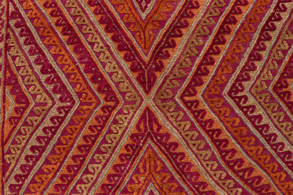 Multi Colored Mashwani 6' 8 x 9' 1 - No. 63387 - ALRUG Rug Store