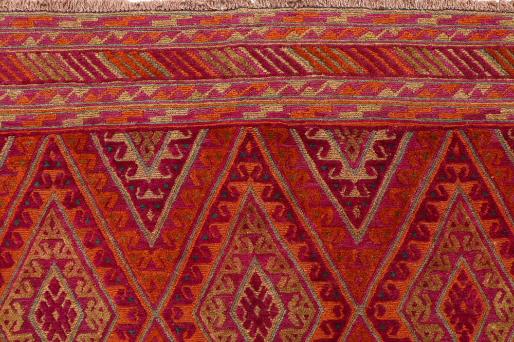 Multi Colored Mashwani 6' 11 x 8' 10 - No. 63388 - ALRUG Rug Store