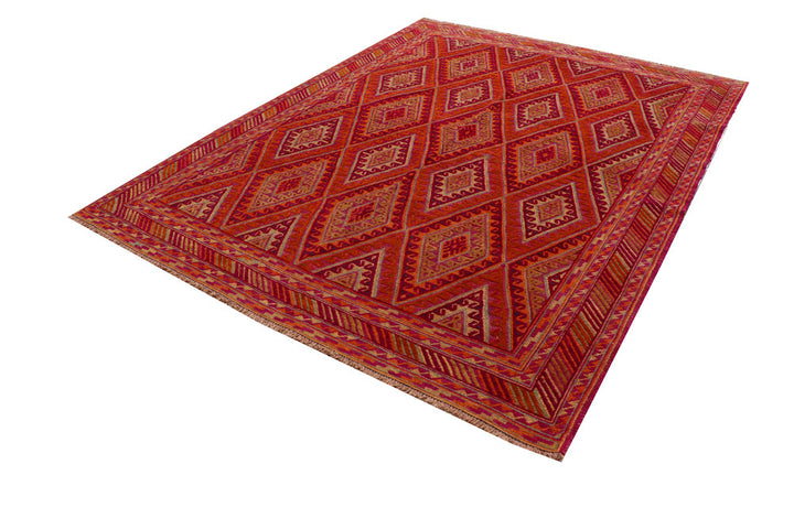 Multi Colored Mashwani 6' 11 x 8' 10 - No. 63388 - ALRUG Rug Store