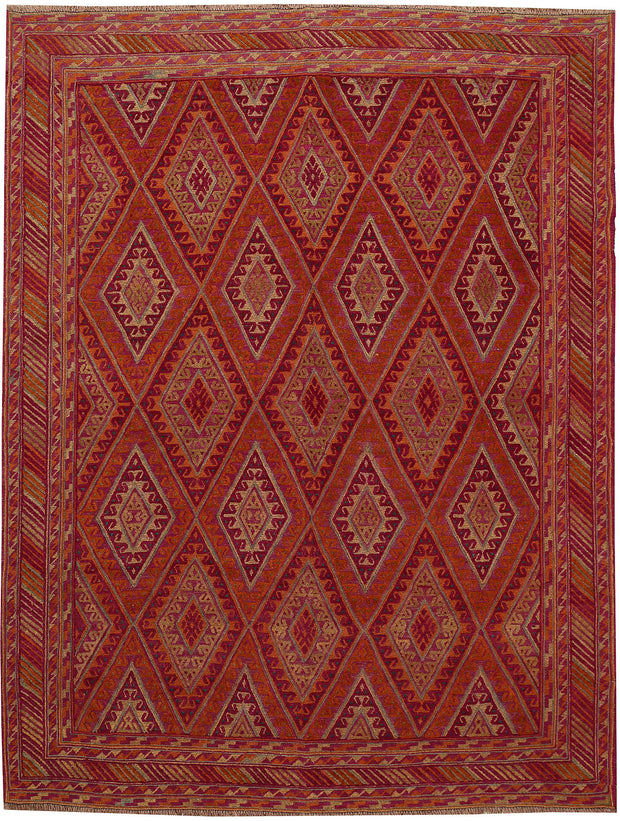 Multi Colored Mashwani 6' 11 x 8' 10 - No. 63388 - ALRUG Rug Store