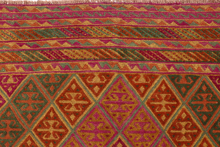 Multi Colored Mashwani 6' 6 x 9' 2 - No. 63390 - ALRUG Rug Store