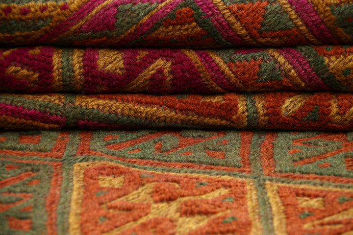 Multi Colored Mashwani 6' 6 x 9' 2 - No. 63390 - ALRUG Rug Store