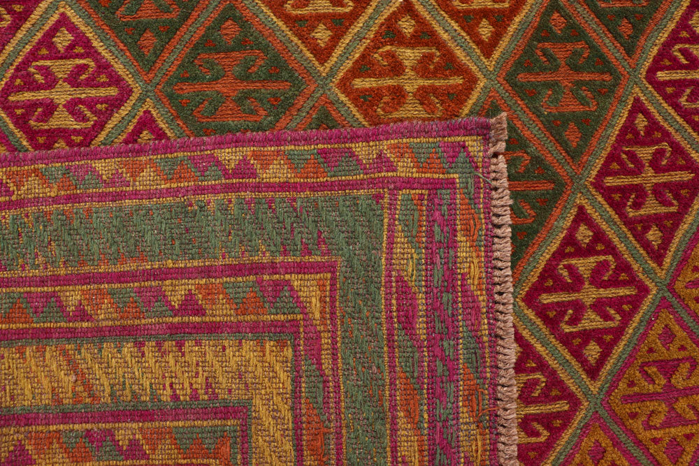 Multi Colored Mashwani 6' 6 x 9' 2 - No. 63390 - ALRUG Rug Store