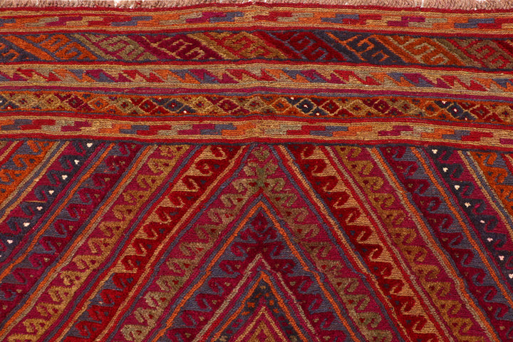 Multi Colored Mashwani 6' 10 x 8' 10 - No. 63391 - ALRUG Rug Store