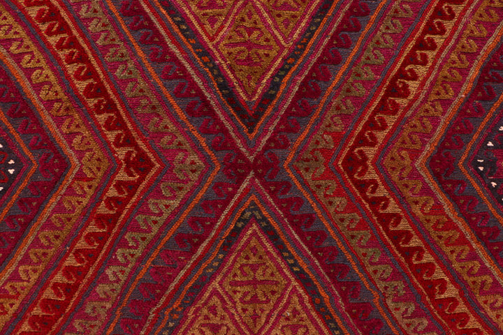 Multi Colored Mashwani 6' 10 x 8' 10 - No. 63391 - ALRUG Rug Store