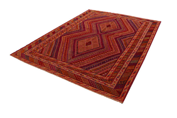 Multi Colored Mashwani 6' 10 x 8' 10 - No. 63391 - ALRUG Rug Store