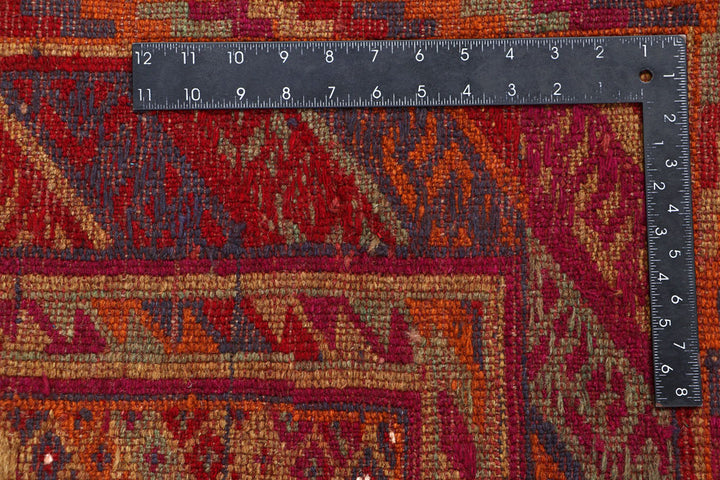 Multi Colored Mashwani 6' 10 x 8' 10 - No. 63391 - ALRUG Rug Store